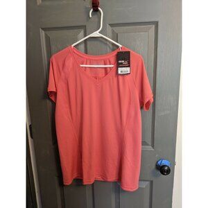 Gander Mountain GSX Women's Hyper-Performance Run Tee Calypso Coral Size L